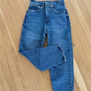 Madewell High Rise Blue Jeans